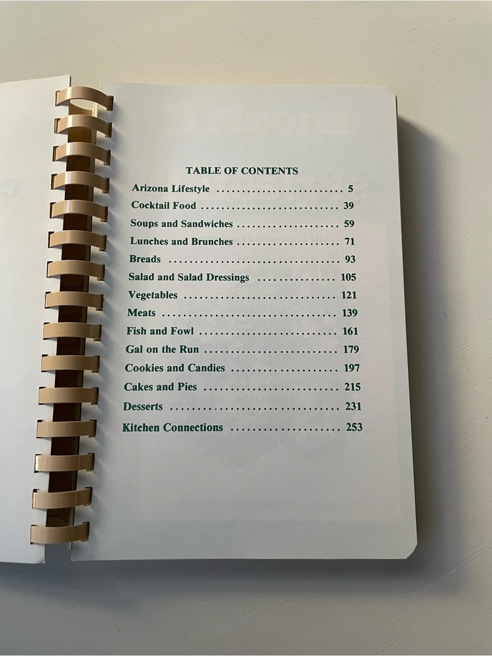 Vintage 1987 Calico Cactus cookbook Scottsdale Girls Club Arizona recipes